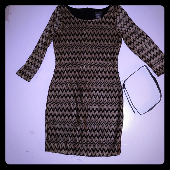 💚Gold and Black dress - Picture 3 of 8